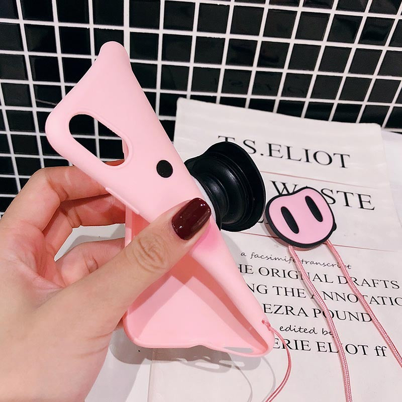 Compatible With  Compatible With , Funny Cartoon PigCase For  X XS Max XR Case For7 6s 8 8 Plus Cover Cute Nose Soft Back Cas
