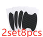 4pcs Set Of Door Stickers Carbon Fiber Scratch-resistant Car Handle Stickers - HD Wireless Product #11