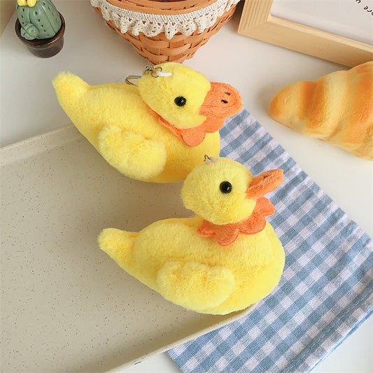 Cute Cole Duck Plush Toy Creative Yellow Little Duck Keychain Small Pendant Doll 48089c49 efc1 44df 80cc baf75b293d04