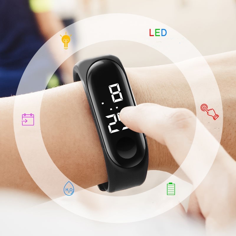 Waterproof Touch Electronic LED Watch 481249236435