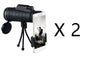 Compatible with Apple, Monocular Telescope Zoom Scope with Compass Phone Clip Tripod - 图片 8