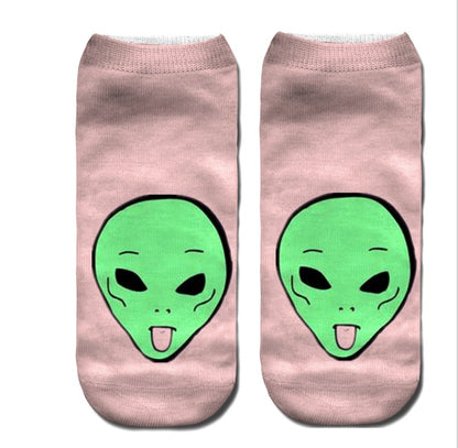 Popular Funny Unisex Short Socks 3D Cat Printed Anklet Socks Casual Socks 4827688518352