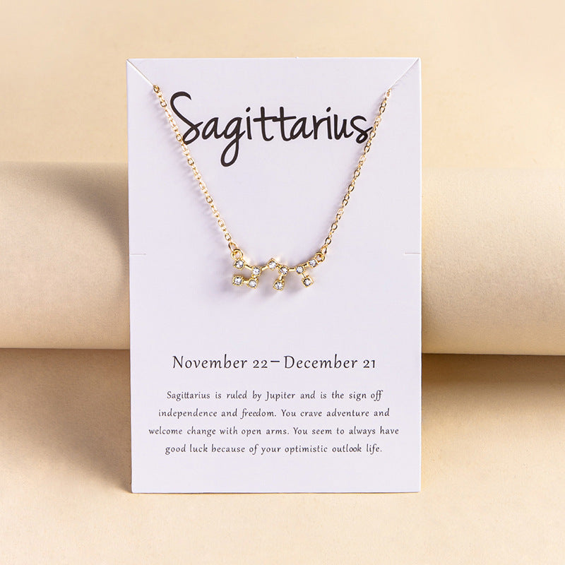 Explosive Diamond Twelve Constellation Necklace 482a50f7 aa45 4afc 9b37 a444df32a629