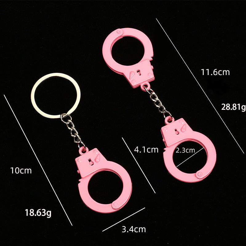 Metal Bags Pendant Zinc Alloy Casual Simulation Handcuffs Keychain 482c883f d040 40b7 867a 02c249bd7ae9