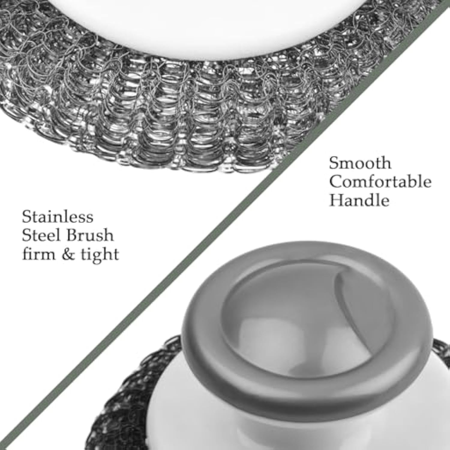 Stainless Steel Wool Scrubber, Scrubbing Scouring Pad, Steel Wool Scrubber For Kitchens, Bathroom And Kitchen Pots, Pans, Sin