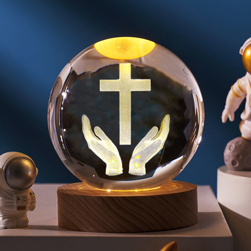 Creative Glow Crystal Cross Church Office Desk Surface Panel Ornaments 483617dd 527b 49f9 81ac 5ea7fb41bf26