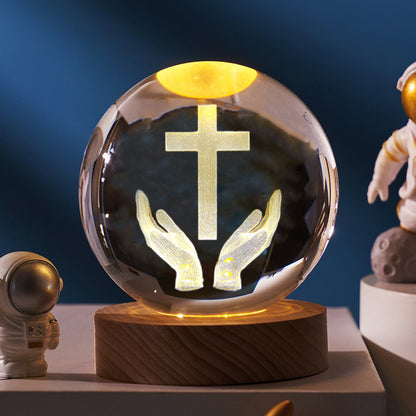 Creative Glow Crystal Cross Church Office Desk Surface Panel Ornaments 483617dd 527b 49f9 81ac 5ea7fb41bf26