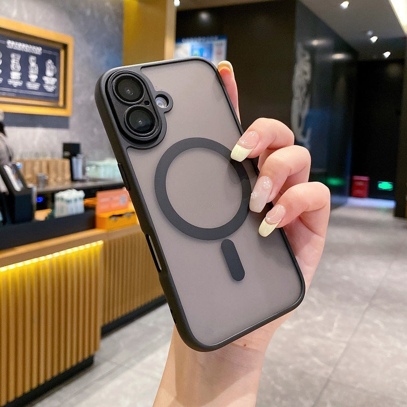 Phone Case Yadun Skin Frosted Magnetic Lens Protector Protective Case - 图片 4