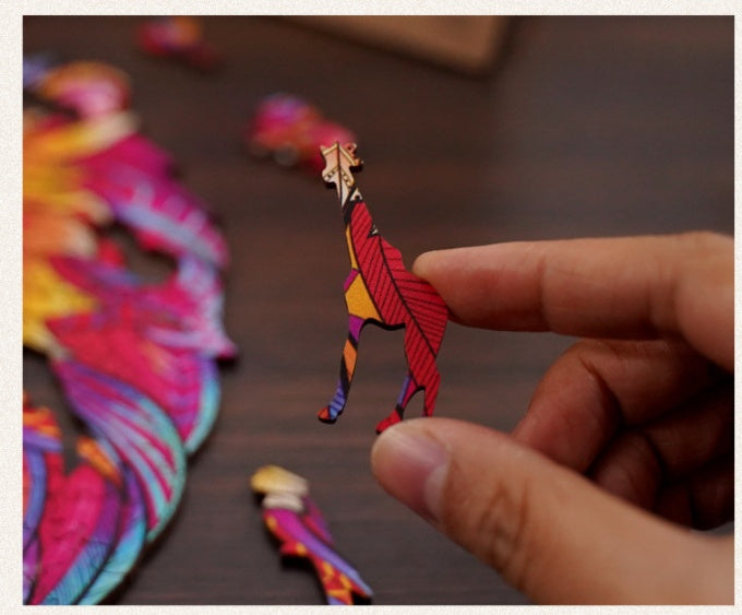 DIY Wooden Puzzles Animal Shaped The Best Christmas Gift Wooden Puzzles 4840582622986