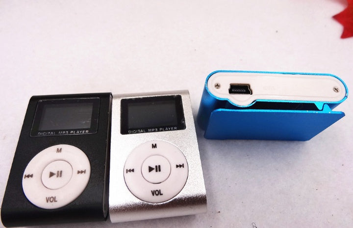 Metal clip mp3 card player cute mini sports iron clip MP3 484227457660