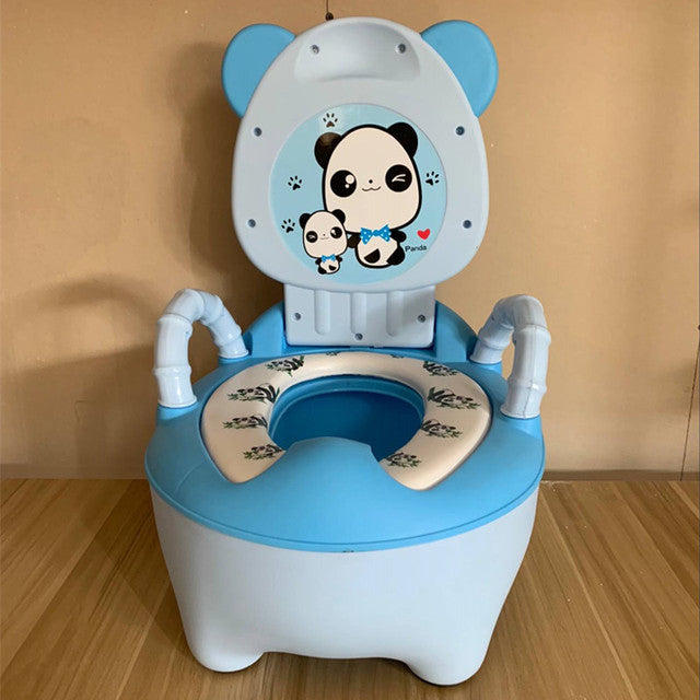 Children's potty baby toilet seat back portable comfort basin 484354389960