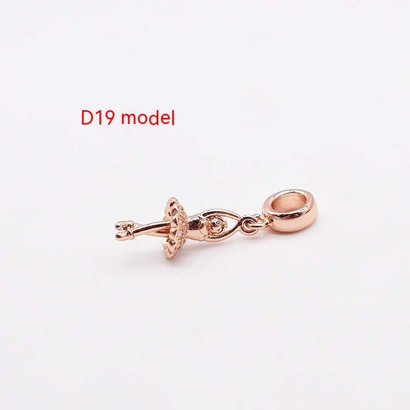 Copper Plating 14K Gold Large Hole Spacer Bead Can String Leather Rope Bracelet Pendant 4845ea71 16fa 4690 95bb 60f2b45db13a 