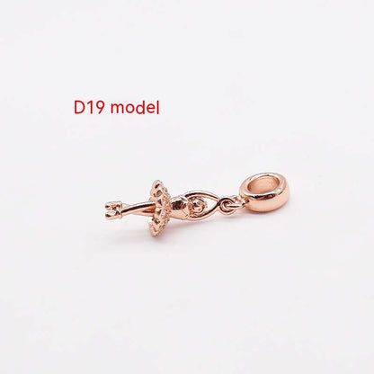 Copper Plating 14K Gold Large Hole Spacer Bead Can String Leather Rope Bracelet Pendant 4845ea71 16fa 4690 95bb 60f2b45db13a 