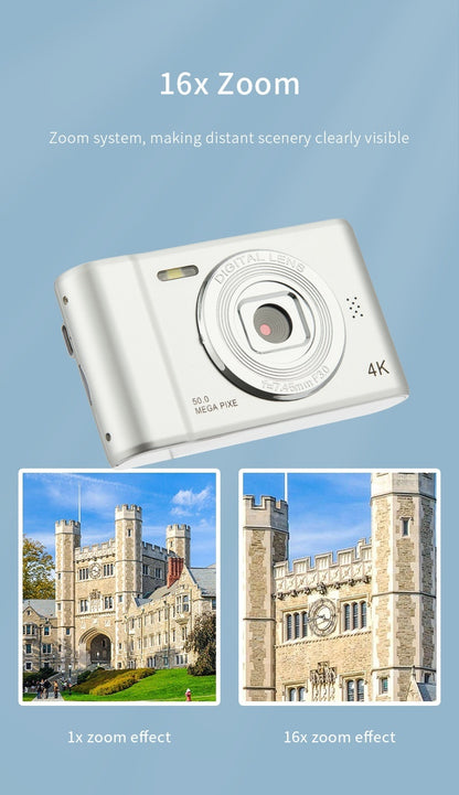 48 Million Pixels Retro HD Digital Selfie Camera - Wireless Security Camera with Night Vision #5