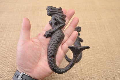 Vintage Ornament Mermaid Cast Iron Single Hook Wall Hook 485097e4 7821 4eb3 9a3e 6ab2e86aee5b
