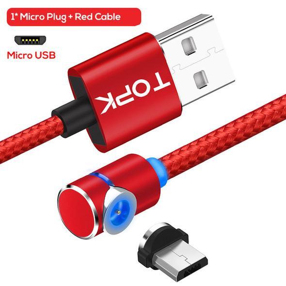 Magnetic Cable Micro Usb Cable 360 Degree Rotate Magnetic Charge Phone Charging Cord Wire 4856041418021