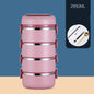 304 Stainless Steel Insulated Barrel Multi-layer Lunch Box - HD Wireless Product #21