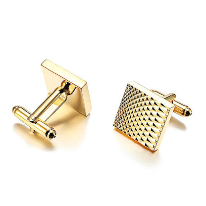 18K Gold High Quality Men's Shirt Cufflinks - HD Wireless Product #2