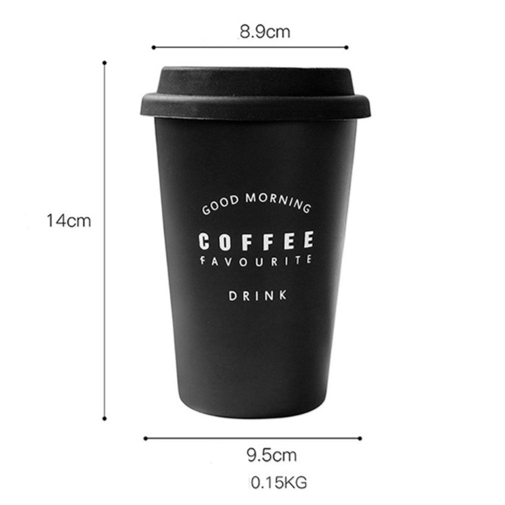 ROKEN Stainless Steel Cups with Lids & Straws 350ML Metal Drinking Mugs Coffee Mug Food Grade Cups BPA Free for Children Adul