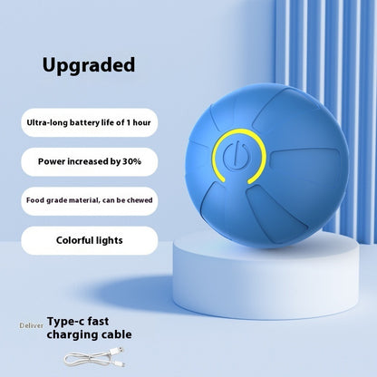 Pets Electric Jumping Ball Automatic Dog-teasing Luminous Pet Products Pets Dogs Training Products Ball Toys For Dogs Resista