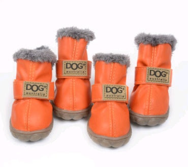 Dog Thick Snow Boots Keep Warm Teddy Autumn And Winter VIP Shoes 4888326538352