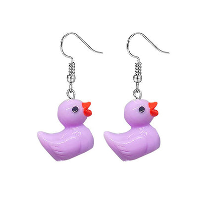 Cute Girl Small Yellow Duck Cartoon Earrings 488c4ea1 47ce 4066 822c c272e65d9eb4