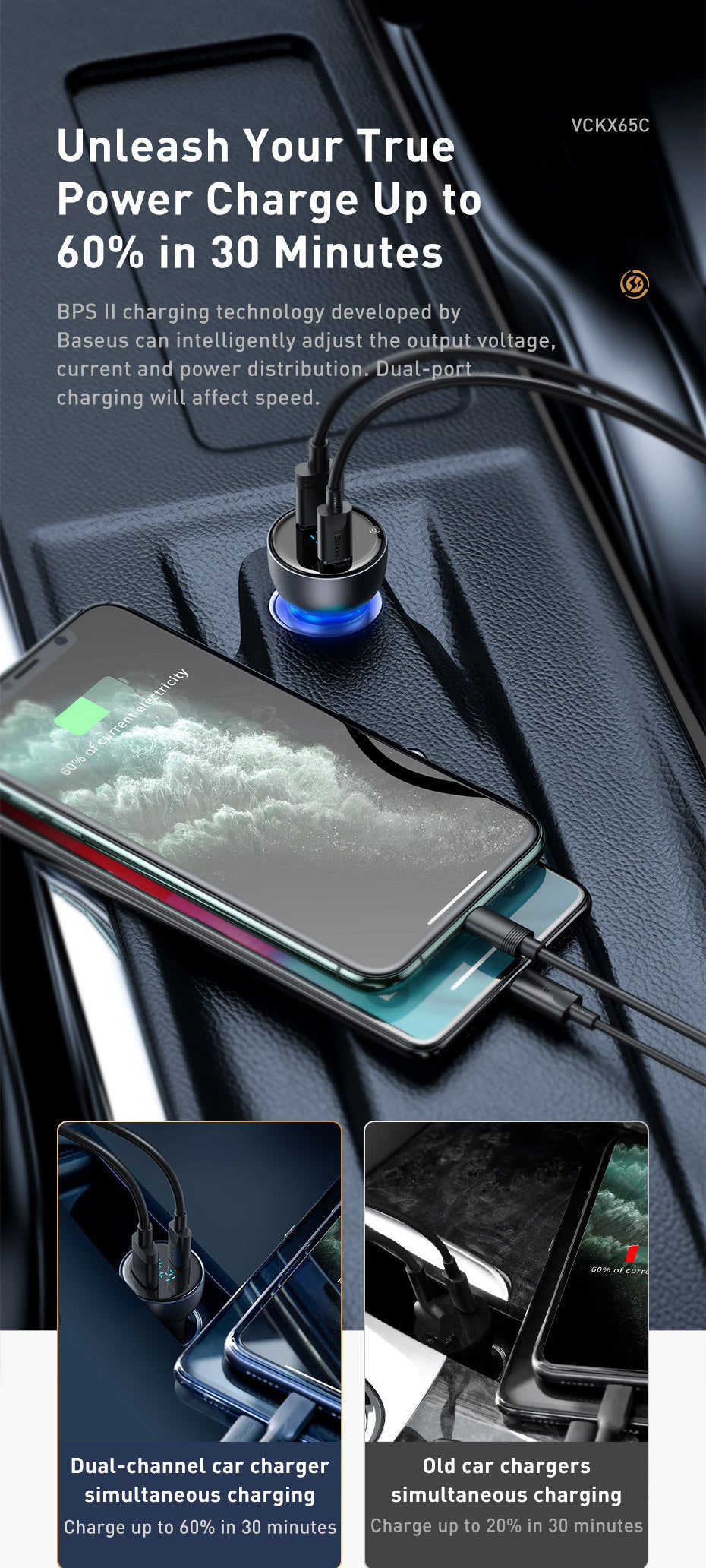 Fast charge car charger - 图片 2