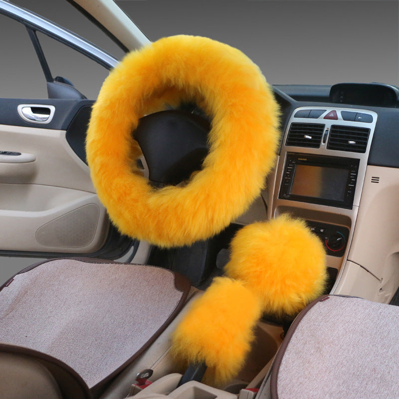 Wool Steering Wheel Cover Long Wool Handle Cover 489786f8 09b9 47f7 bcc0 8723d7bf49fe