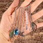 Natural Crystal Gravel Silver Ear Hook Handmade Earrings 48a3b1f0 33ff 4305 8678 94a213cb308e