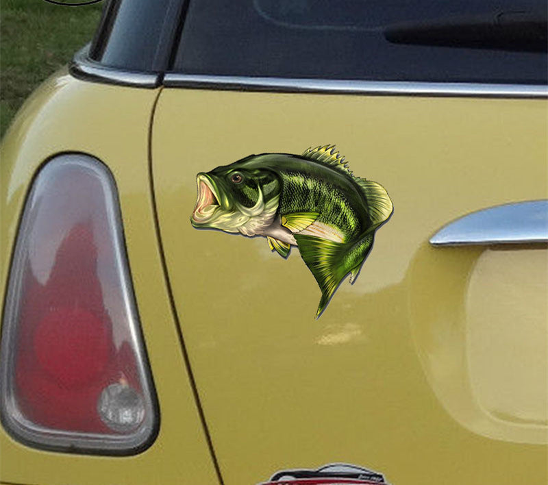 Bass Fish Reflective Outdoor Fishing Car Sticker 48a80cbb 7f7a 462a 8861 254a4a2c03e7