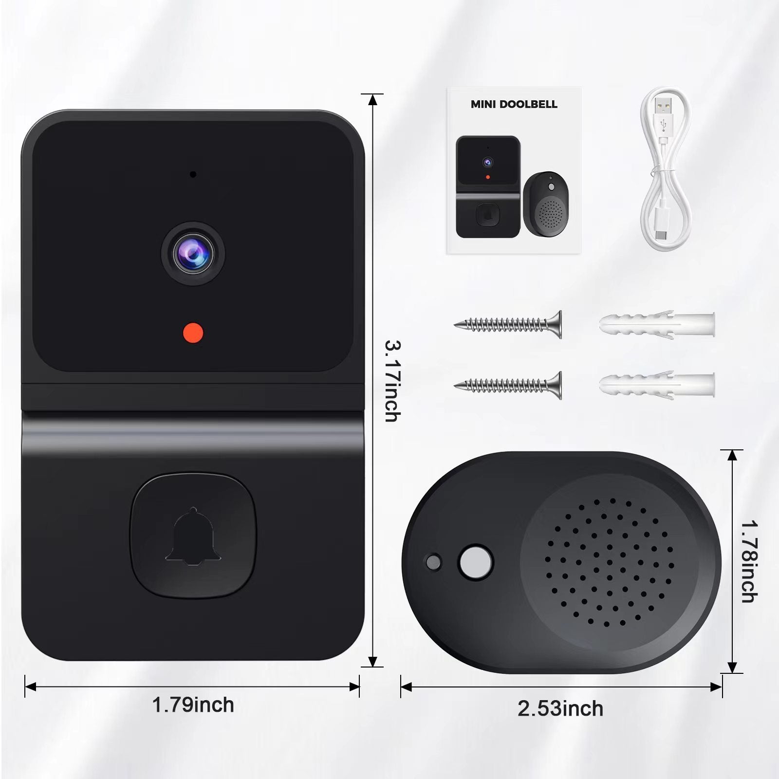Z30 Intelligent Visual Doorbell Dingdong High Definition Surveillance Video Intercom 48ac1186 f958 48e8 ac21 d6d86586b751