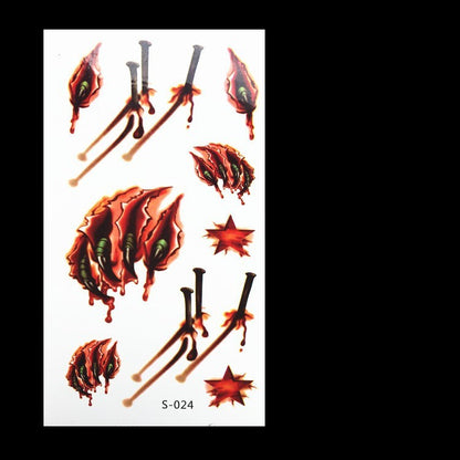 Simulation Prank Fake Wound Tattoo Sticker 48af4900 b55e 4bde 9d11 dfd9fea67a39