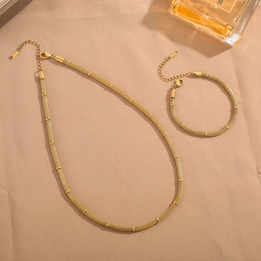 Fashion A Wire Fence Simple Bamboo Necklace Bracelet 48b3b9c9 b76b 4934 803b 00c4cd7c9e95