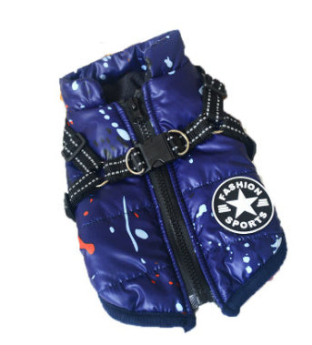 Dog Clothes Chest Back Integrated Cotton Vest Pet Cotton Clothes Winter Clothes 48e45c37 0c79 4463 b774 9b1bf52bc253