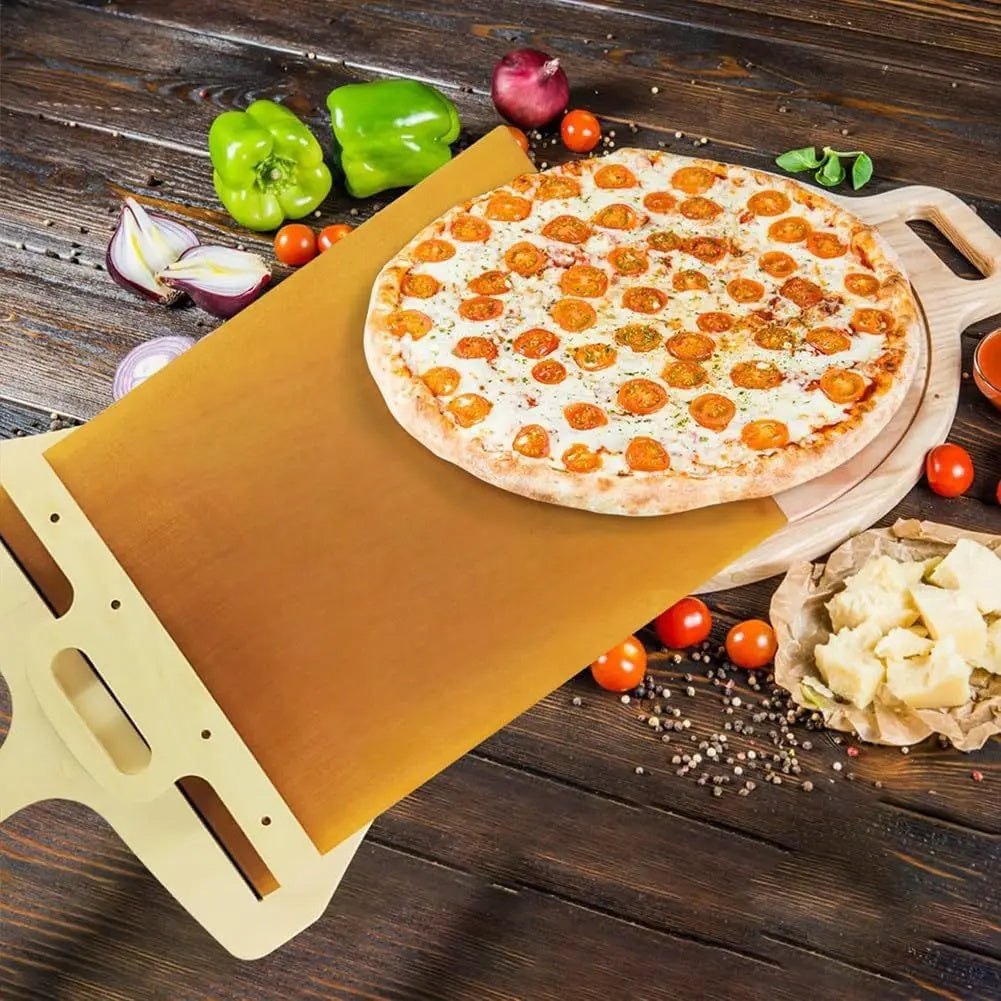 Kitchen Gadgets Sliding Pizza Shovel Non Stick Pizza Smooth Cutting Board Storage Transfer Board Kitchen Baking Tool 48f05d9a