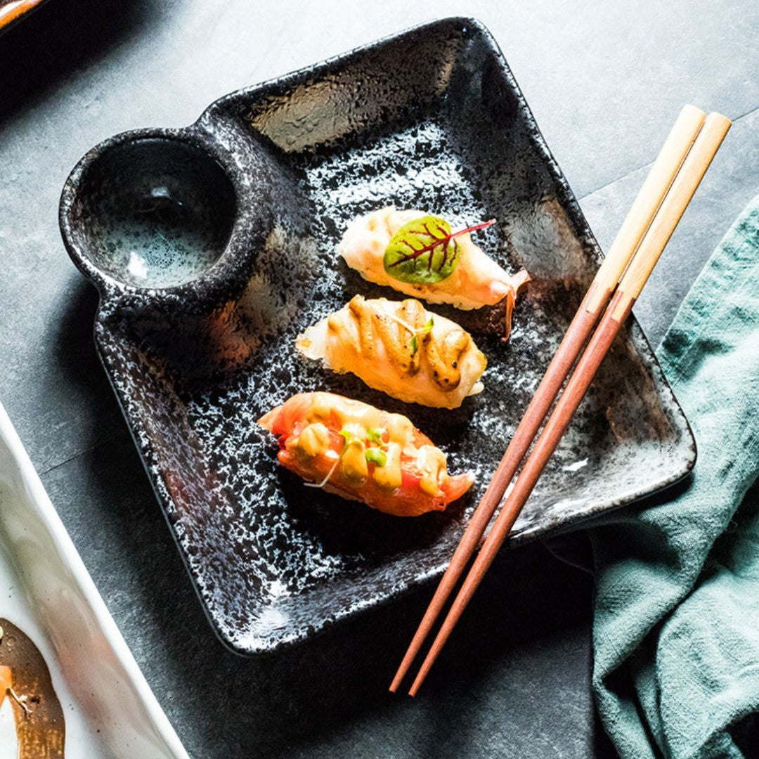 Japanese Creative Ceramic Dumpling Special Plate Comes With Vinegar Plate 48f323a9 23ee 40dc 937e 94ca3150e0bd