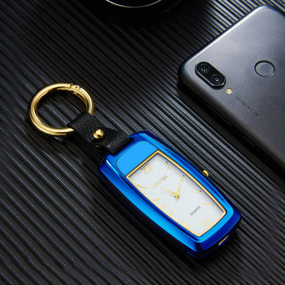 HF20 Multifunction Clock and Watch Keychain Lighter with Light 490024277904