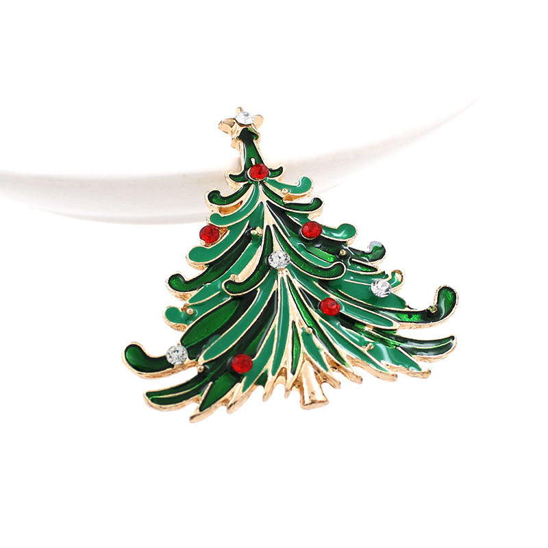 Christmas Tree Brooch Pin Women Girls Jewelry 491538534623