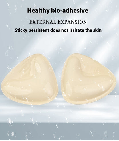 Double Sided Adhesive Sticky Bra Inserts Push Up Thick Sponge Breast Lift Pads Women Swimsuit Bikini Cup Enhancer