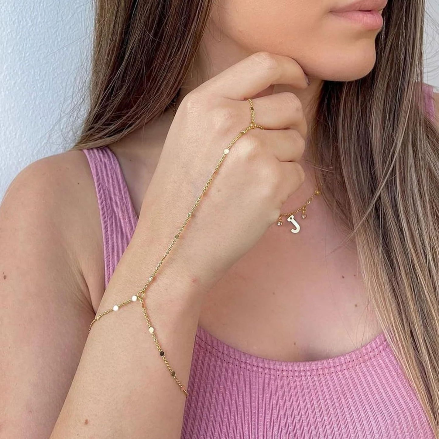 Small Rice-shaped Beads Rice Beads Zircon Pearl Ring Chain Love Finger Chain Ornament 49244817 133e 455f 8de1 32f3c09aa5b1