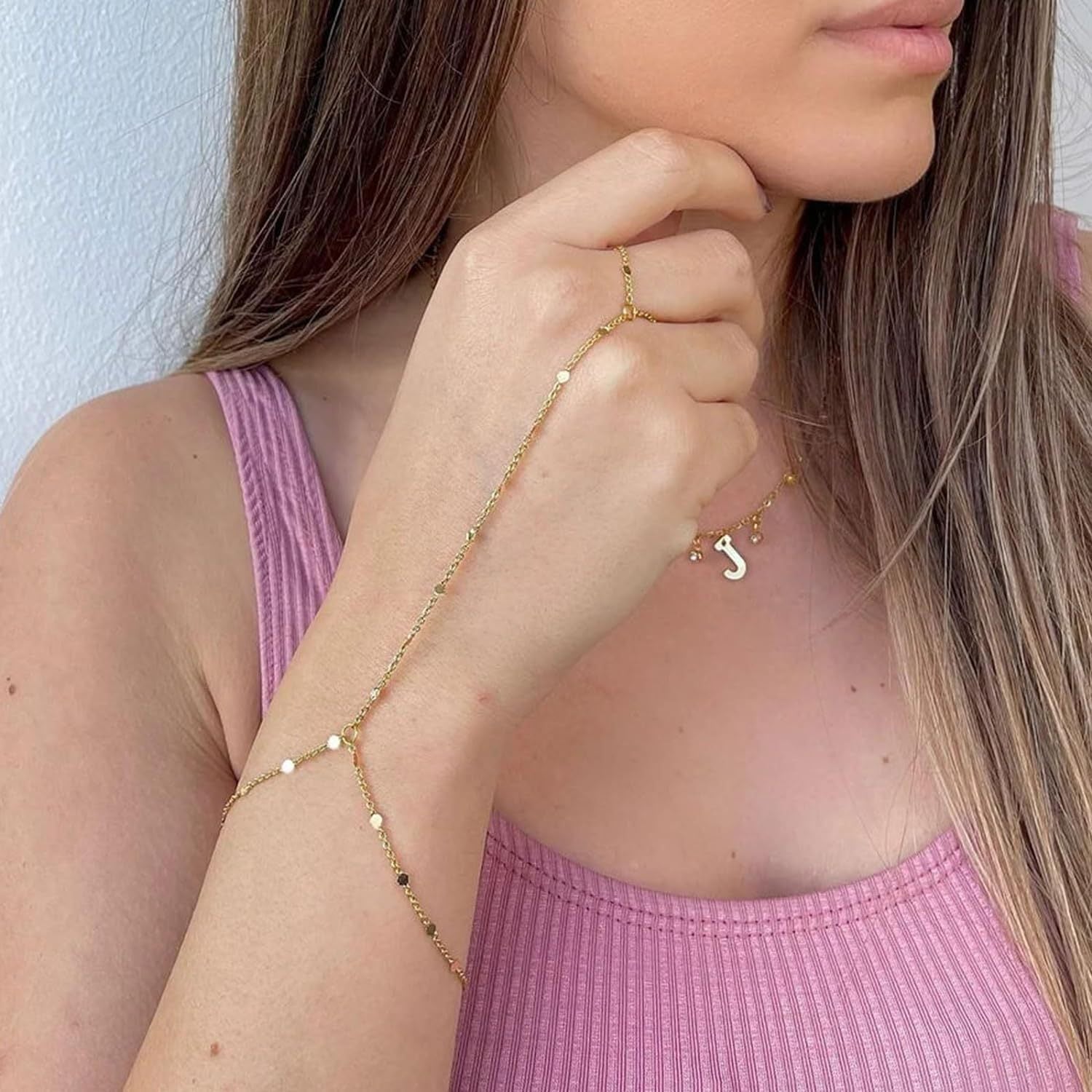 Small Rice-shaped Beads Rice Beads Zircon Pearl Ring Chain Love Finger Chain Ornament 49244817 133e 455f 8de1 32f3c09aa5b1