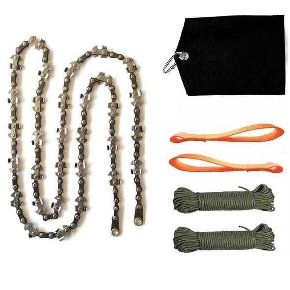 24 inch portable hand chain saw outdoor survival hand saw garden garden hand saw outdoor wire saw - HD Wireless Product #14