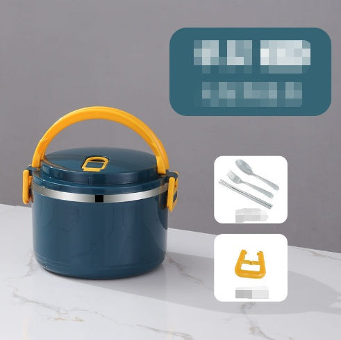 Sealed Insulated Lunch Box Bucket Office Worker Stainless Steel Lunch Box Microwave Oven With Lid Heated Bento Box Student Fe
