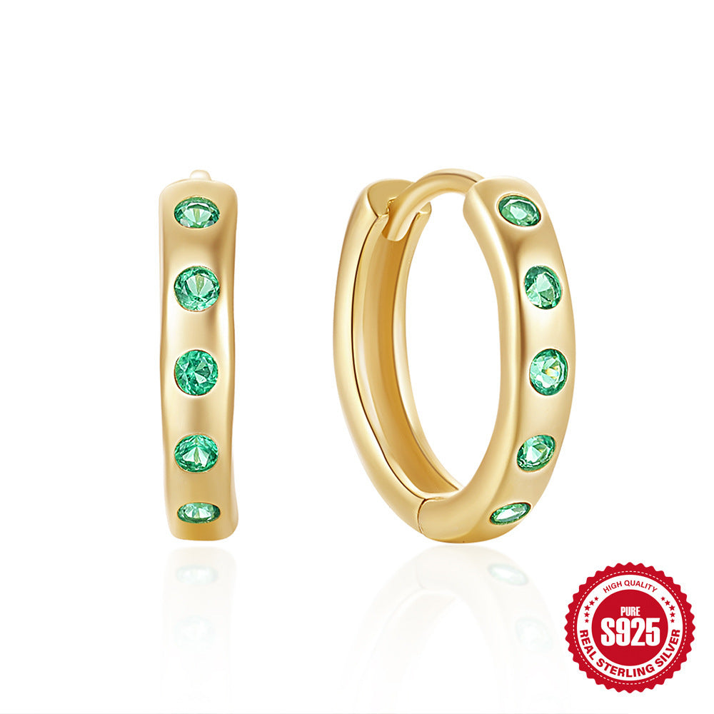 S925 Sterling Silver Classic Daily Wear Diamond Ear Ring 49341201 cc49 485b 9c91 9588095a0906 1ca49550 9cc4 43ee 9b0c f2f854e