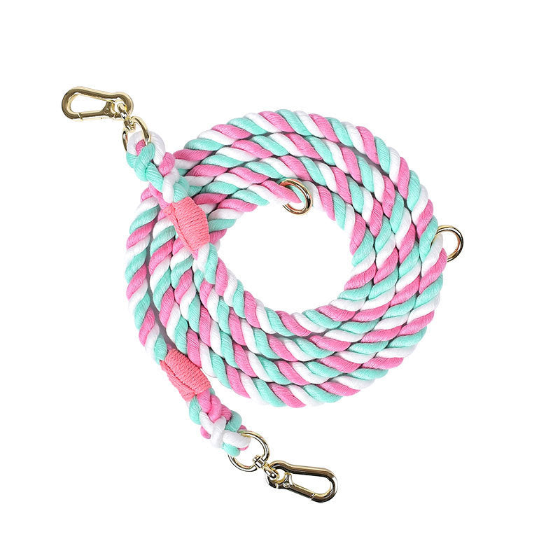 Multifunctional Braided Double-ended Dog Leash 49491bf7 eab4 463a bcb7 f98bb9f74a12