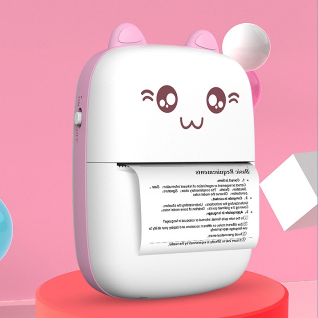 Mini Printer Portable Mini Bluetooth WiFi New Wrong Printer Mobile Phone Photo Title Note Hot Print Pocket Student Error Label Printer - 图片 7