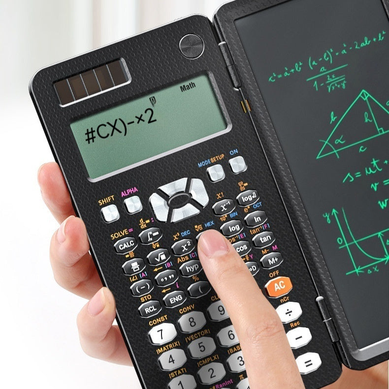 2 In 1 Foldable Scientific Calculators Handwriting Tablet Learning Function Calculator  Foldable Desk Scientific Calculators - 图片 2