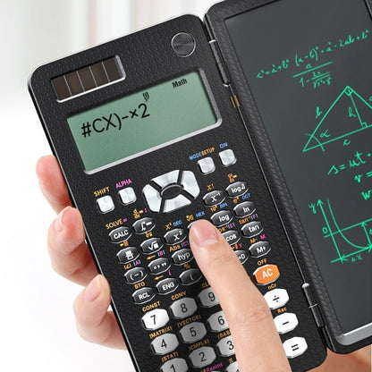 2 In 1 Foldable Scientific Calculators Handwriting Tablet Learning Function Calculator  Foldable Desk Scientific Calculators - 图片 2