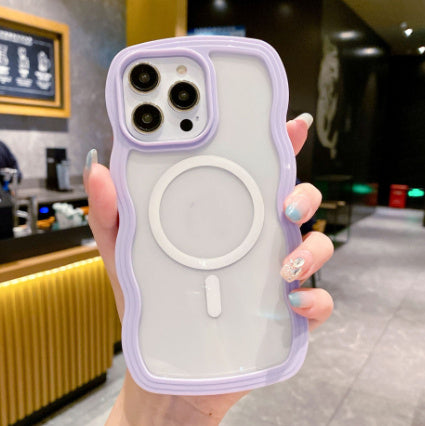 Magnetic Shell Wave Soft Phone Case - 图片 6