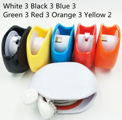 Automatic Earphone Retractor Reel-type Push-type Telescopic Multi-function Data Storage Box Winder - 图片 9